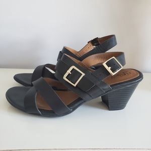 Euro Soft sandal black leather